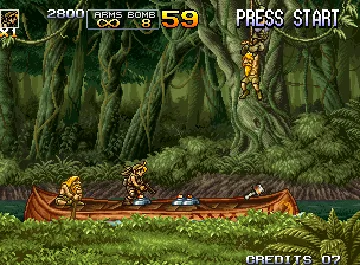 Metal Slug 5 (JAMMA PCB) screen shot game playing